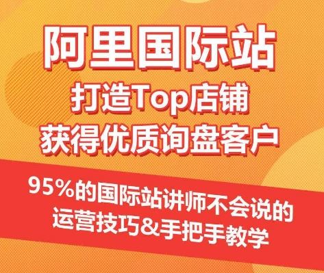 阿里国际站 Top 店铺养成秘籍 & 询盘客户获取攻略-创学笔记